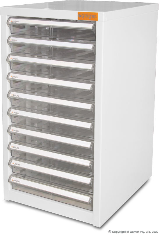 10 Drawer A4 Parts Cabinet